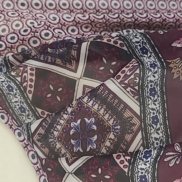 Halo Boho Mixed Prints Blouse - Picture 4 of 12